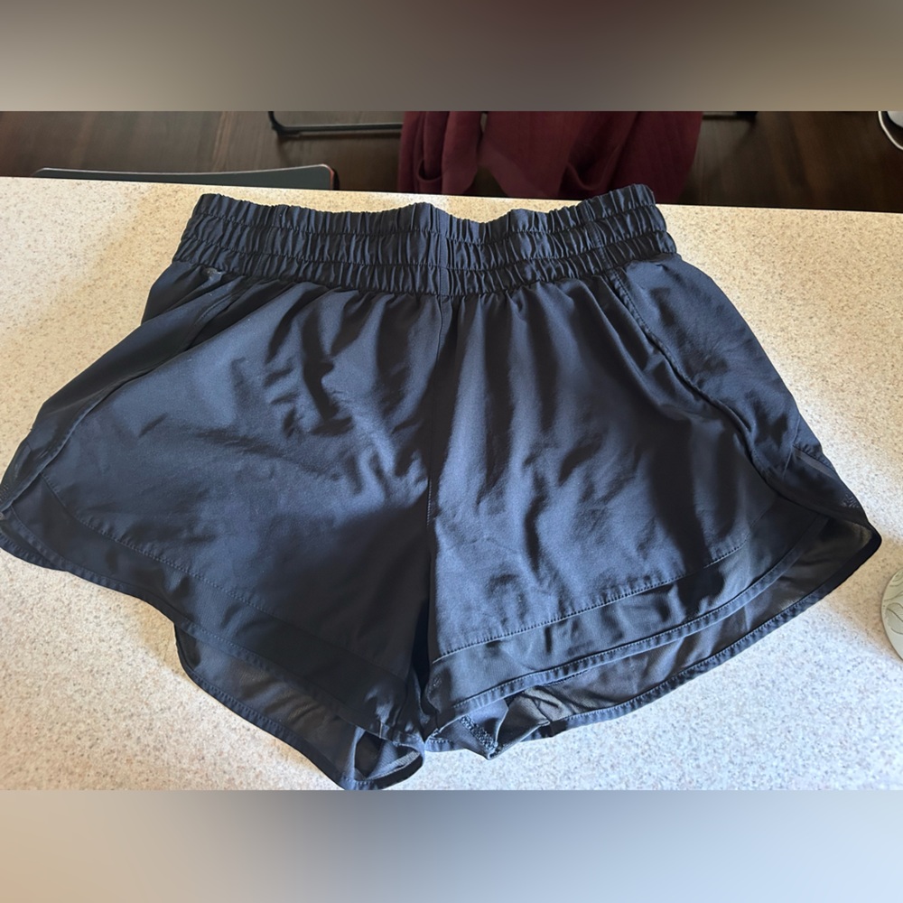 Athleta high rise racer run short